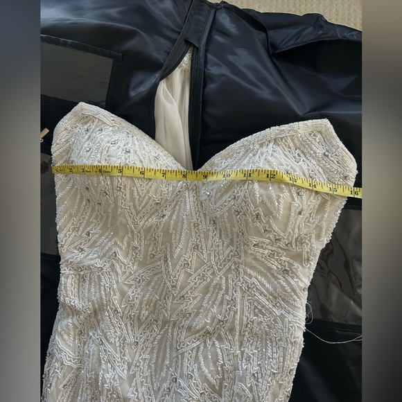 CROSS POSTED Custom Sherri Hill gown - Picture 9 of 17